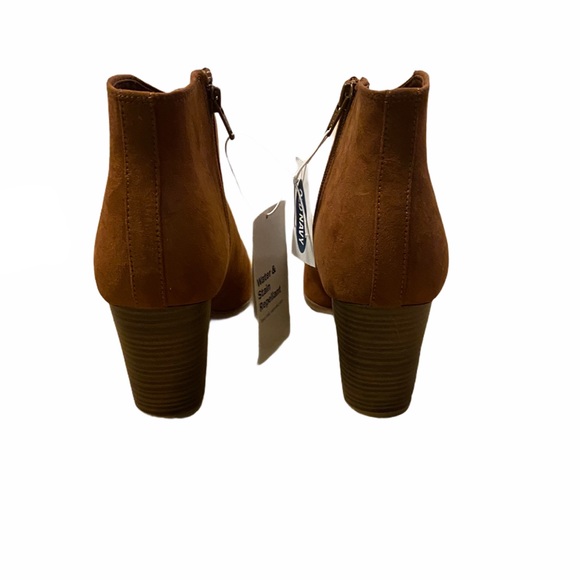 Faux Suede High Heel Booties Size 9 - Picture 3 of 4